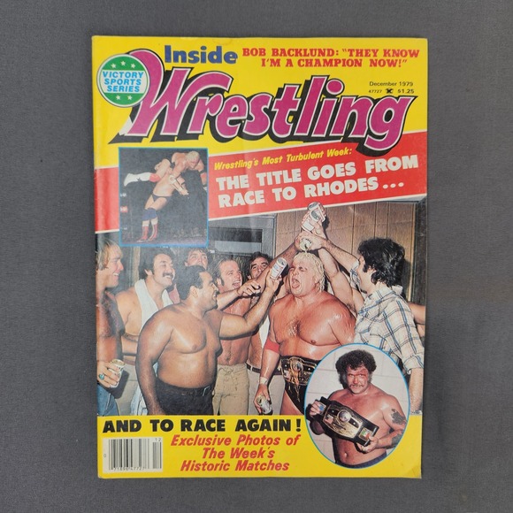 Inside Wrestling Magazine December 1979 Ric Flair Dusty Rhodes Bob Backlund - Picture 1 of 4